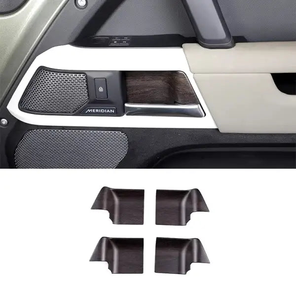 ABS Oak Wood Grain for Land Rover Defender 110 2020-2023 Car Interior Modification Protection Cover Decorative Patch