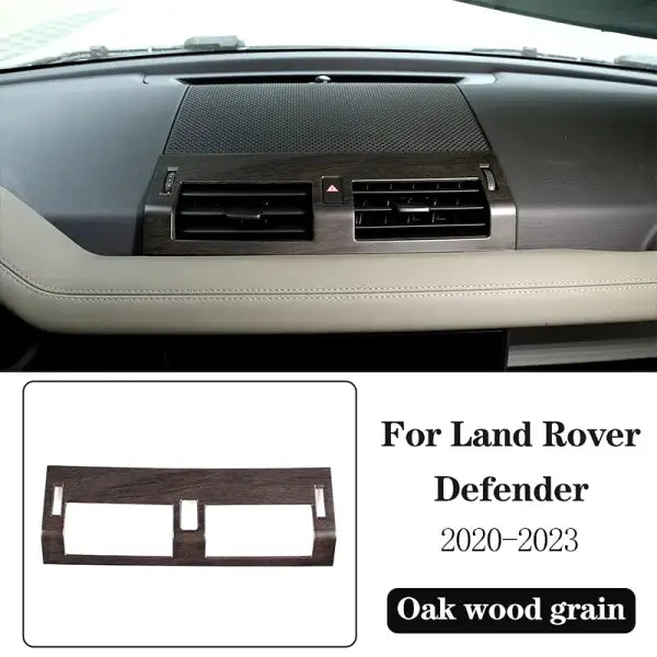 ABS Oak Wood Grain for Land Rover Defender 110 2020-2023 Car Interior Modification Protection Cover Decorative Patch