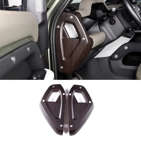 ABS Oak Wood Grain for Land Rover Defender 110 2020-2023 Car Interior Modification Protection Cover Decorative Patch