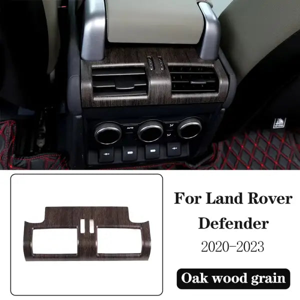 ABS Oak Wood Grain for Land Rover Defender 110 2020-2023 Car Interior Modification Protection Cover Decorative Patch