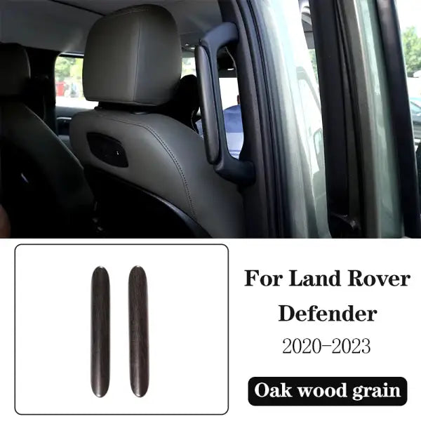 ABS Oak Wood Grain for Land Rover Defender 110 2020-2023 Car Interior Modification Protection Cover Decorative Patch