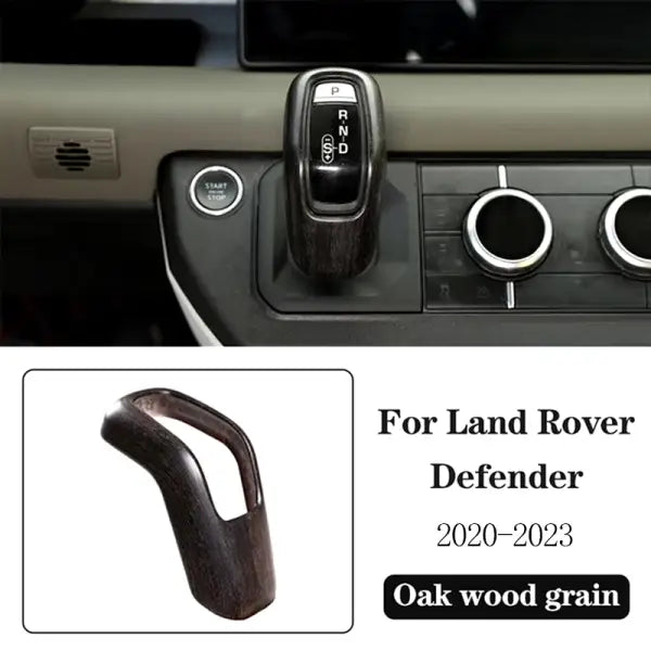 ABS Oak Wood Grain for Land Rover Defender 110 2020-2023 Car Interior Modification Protection Cover Decorative Patch