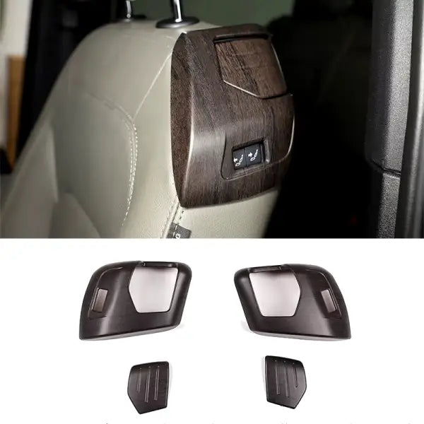 ABS Oak Wood Interior Kit,For Land Rover Defender 110 2020-2021,Car Steering Wheel Cover,Gears,Door Handle Glass Lift Frame ,LHD