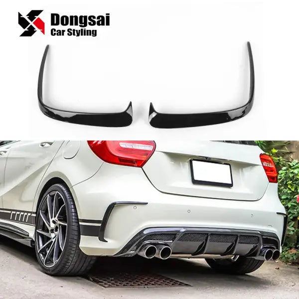 ABS Rear Bumper Lips Side Canards for Mercedes Benz a Class A45 W176 AMG 2012+