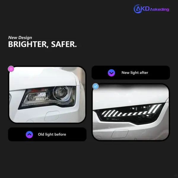 Car Accessories Head lamp light for Audi A7 Headlights