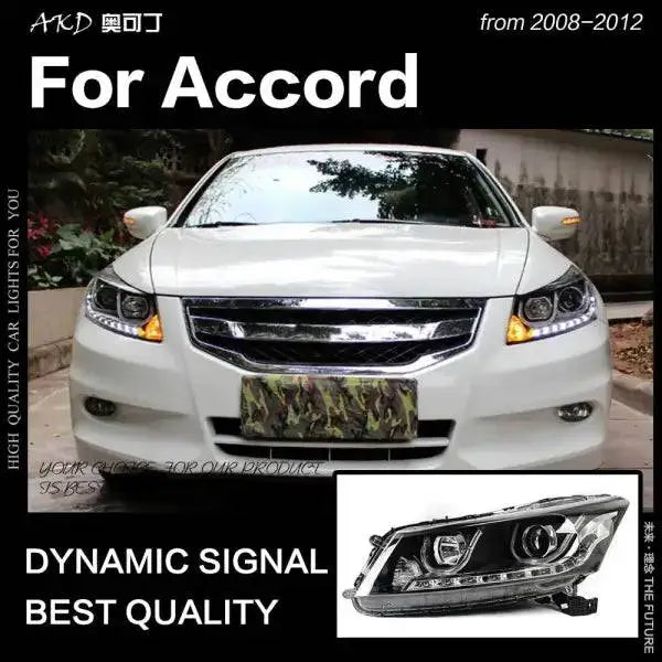 Accord LED Headlight 2008-2012 LED DRL Hid Head lamp light