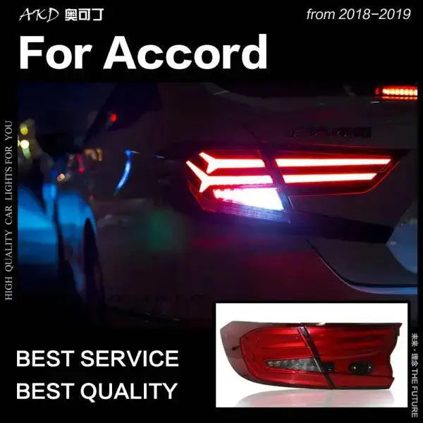 Accord Tail Lights 2018-2019 New Accord LED Tail lamp light