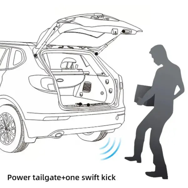 Car Adaptations Electric Tailgate for Vw Golf 8 2020 Automatic Power Liftgate Electric Lever Intelligent Control Bo