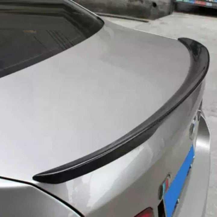 Car Craft Compatible With Bmw 5 Series F10 2010-2017 Rear Trunk Wing Boot Spoiler Lip Splitter Skirt Ar-bm-037 Cf Carbon Fiber Look - CAR CRAFT INDIA