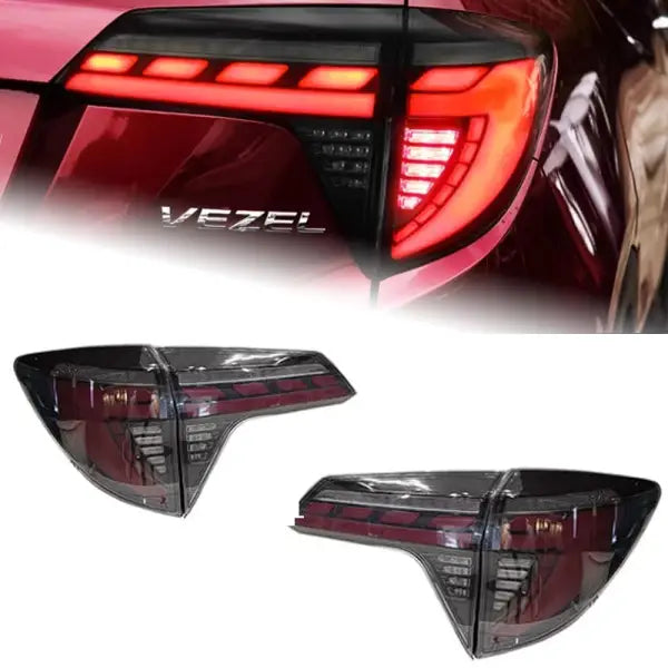 AKD Car Styling for Honda HR-V LED Tail Light 2014-2019 HRV Vezel Rear Fog Brake Turn Signal Auto Accessories