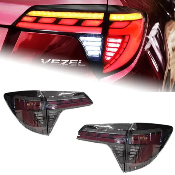 AKD Car Styling for Honda HR-V LED Tail Light 2014-2019 HRV Vezel Rear Fog Brake Turn Signal Auto Accessories