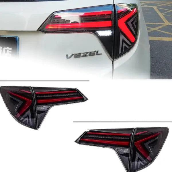 AKD Car Styling for Honda HR-V LED Tail Light 2015-2020 HRV Vezel Rear Fog Brake Turn Signal Auto Accessories