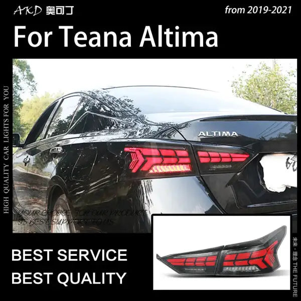 Altima Tail Lights 2018-2021 Teana LED Tail Lamp Led Tail Light Animation DRL Dynamic Signal