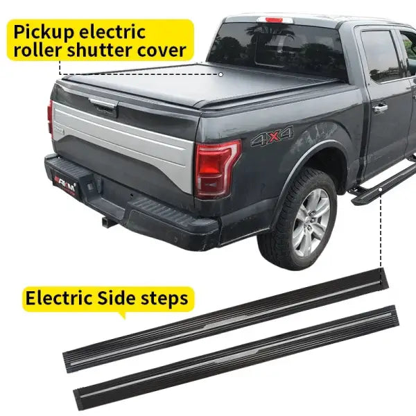 Aluminum Alloy Exterior Accessories Pickup Electric Side Steps for Ford Raptor F150 Powered Steps 2008 2014 RUN BOARD