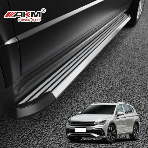 Aluminum Black Straight Surface Foot Step Wholesale Auto Body Universal Running Board for VW T-CROSS 2019-2022 Suv Side Steps
