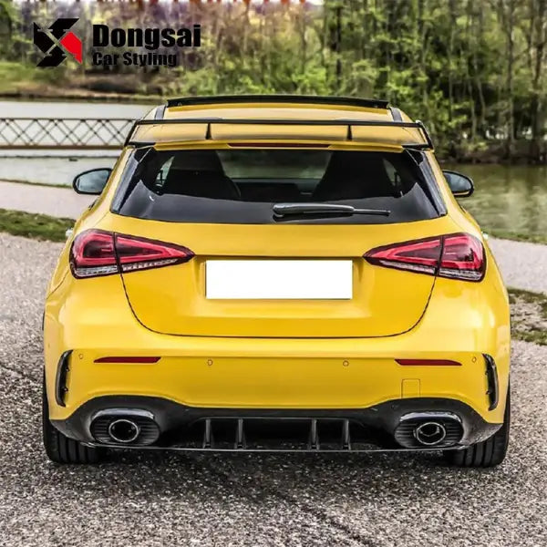 AMG Style Carbon Fiber Rear Trunk Wing Boot Lip Roof Spoiler for Mercedes Benz a Class W177 A35 A45 2019+