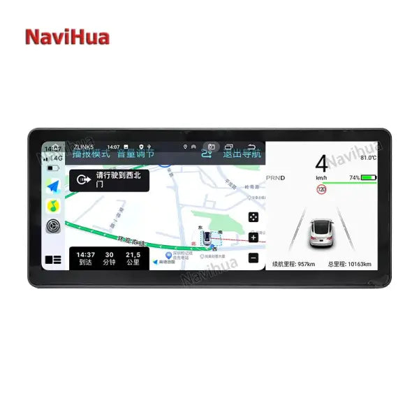 Android 10.25 Inch Touch Screen Digital LCD Dashboard Intelligent Speedometer Instrument for Tesla Model 3/Y