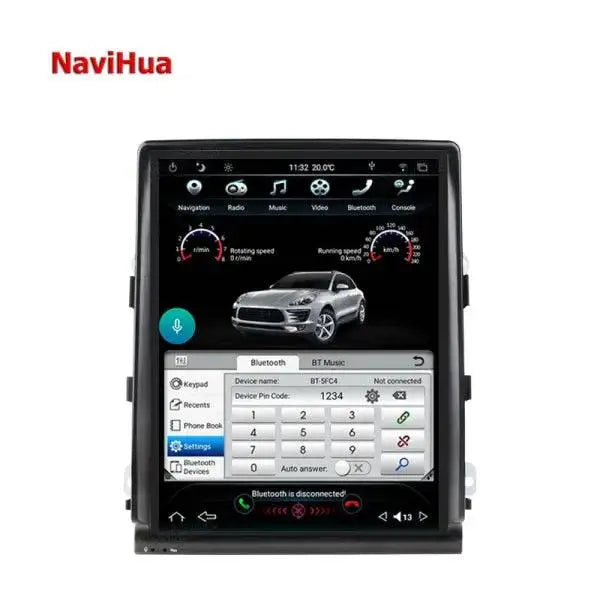 Android 10.4 Inch Touch Vertical Screen Car DVD Player Car