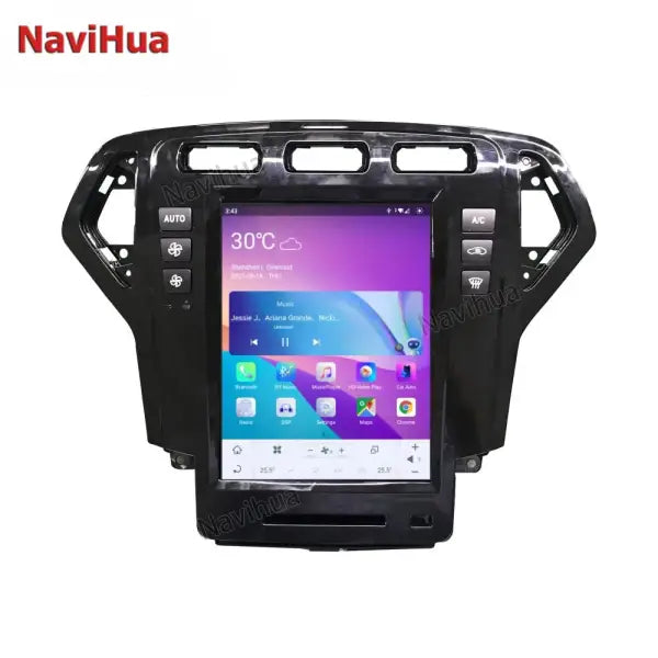 Android 10.4'' Vertical Screen Car DVD GPS Navigation Multimedia Player Autoradio for Tesla Style Ford Mondeo 2011-2013