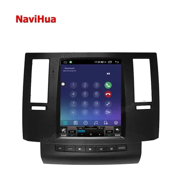 Android 10 Tesla Screen Car Radio DVD Player GPS Navigation for Infiniti FX35 FX45 FX25 FX37 2003 2004 2005 2006 2007