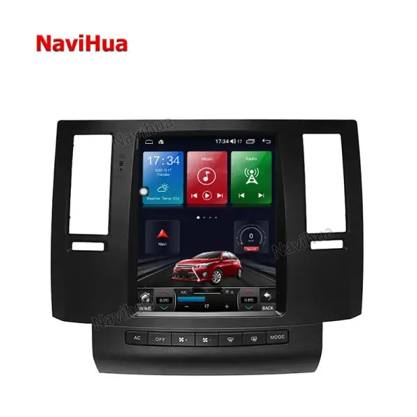 Android 10 Tesla Screen Car Radio DVD Player GPS Navigation for Infiniti FX35 FX45 FX25 FX37 2003 2004 2005 2006 2007