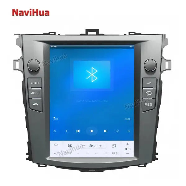 Android 11 10.4 Inch Vertical Screen DVD Player Car Radio Audio GPS Stereo for Tesla Style Toyota Corolla 2006-2013