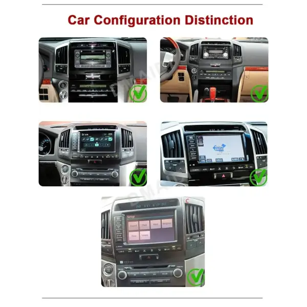 Android 11 Car Radio for Toyota Land Cruiser 200 LC200 2007-2020 GPS Navigation DVD Multimedia Player Carplay Auto Stereo Screen