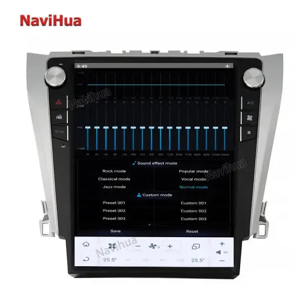 Android 11 Vertical Screen Car Multimedia DVD Player GPS Navigation for Tesla Style Toyota Camry 2012-2016