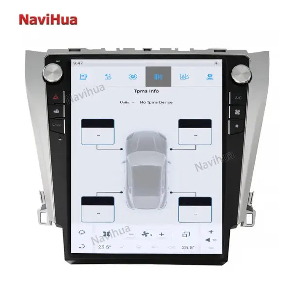 Android 11 Vertical Screen Car Multimedia DVD Player GPS Navigation for Tesla Style Toyota Camry 2012-2016