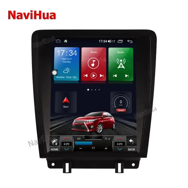 Android 12.1 Inch Featured Vertical Screen Stereo Multimedia System Auto Car Radio DVD Player for Ford Mustang 2009-2014