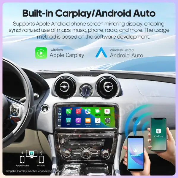 Android 12 Car Radio Dual System for Jaguar XJ XJL XJR