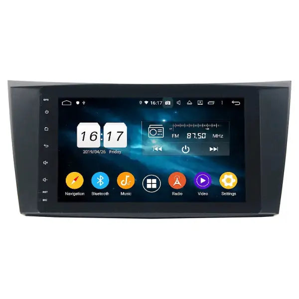 Android 9.0 Car Head Unit OEM DVD Radio Multimedia Stereo Player Car GPS Navigation for Benz E Class W211