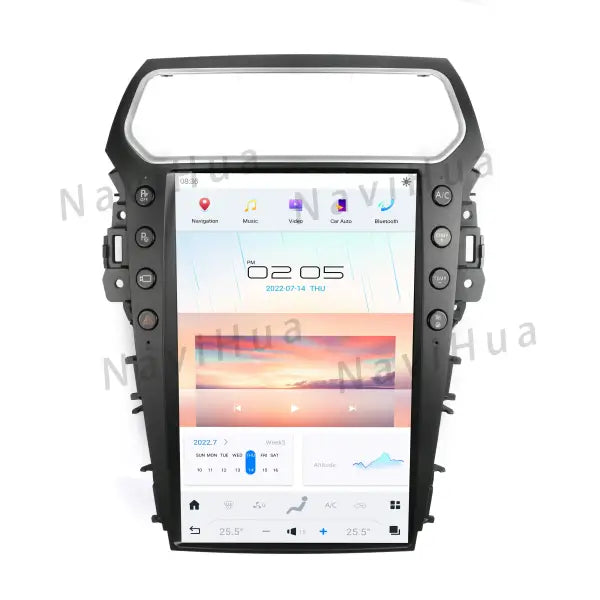 Android Car Radio for Ford Explorer 14.4 Inch Tesla Style Vertical Screen Carplay Headunit Monitor GPS Navigation New