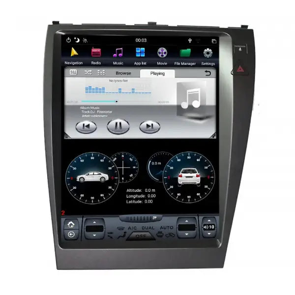 Android Car Radio for Lexus Es 2015-2018 Vertical Screen Android 32G/64G Car DVD Player GPS System Multimedia Player