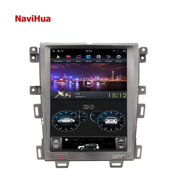 Android Car Radio Multimedia DVD Player Head Unit Monitor 12.1 Inch Vertical Screen GPS Navigation Upgrade for Ford Edge