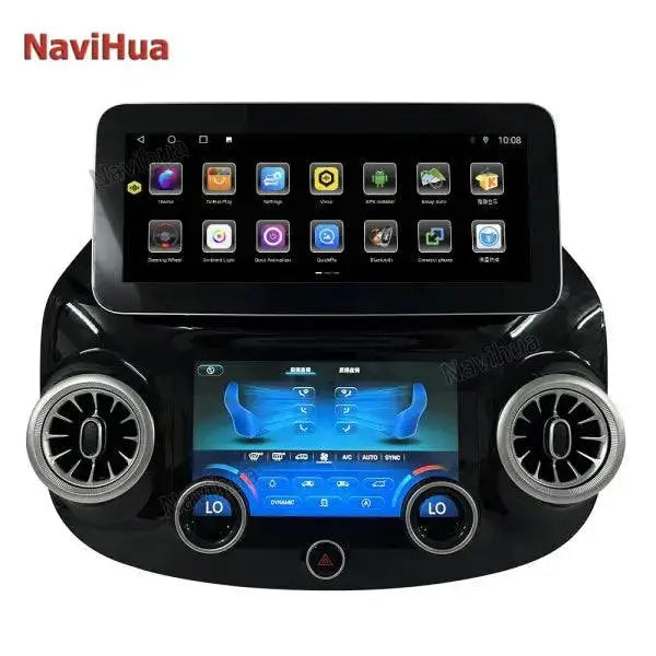 Android Car Radio with Touch AC Panel for Mercedes Benz