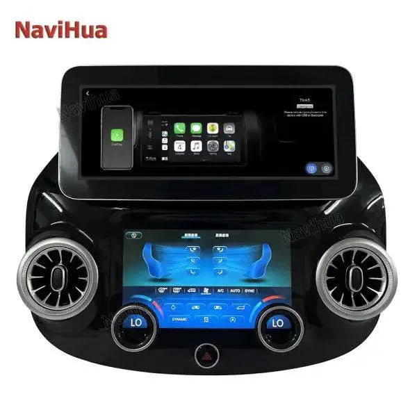 Android Car Radio with Touch AC Panel for Mercedes Benz