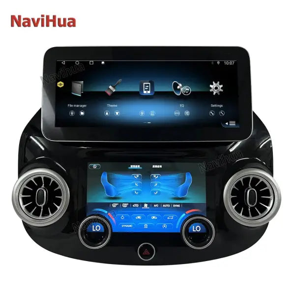 Android Car Radio with Touch AC Panel for Mercedes Benz Vito 2016-2023 Car Multimedia Player Automotivo Multimedia Navig