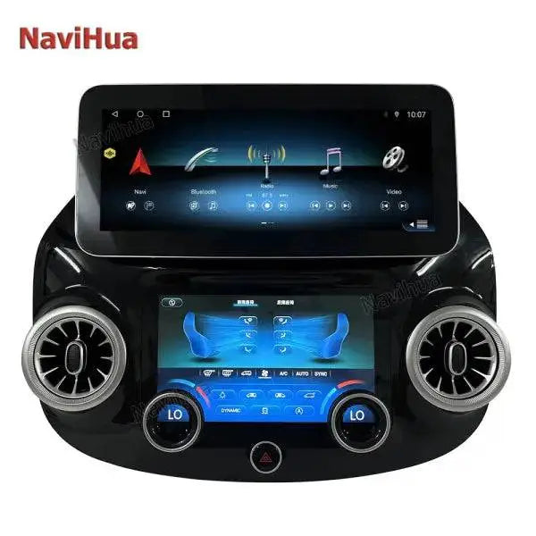 Android Car Radio with Touch AC Panel for Mercedes Benz