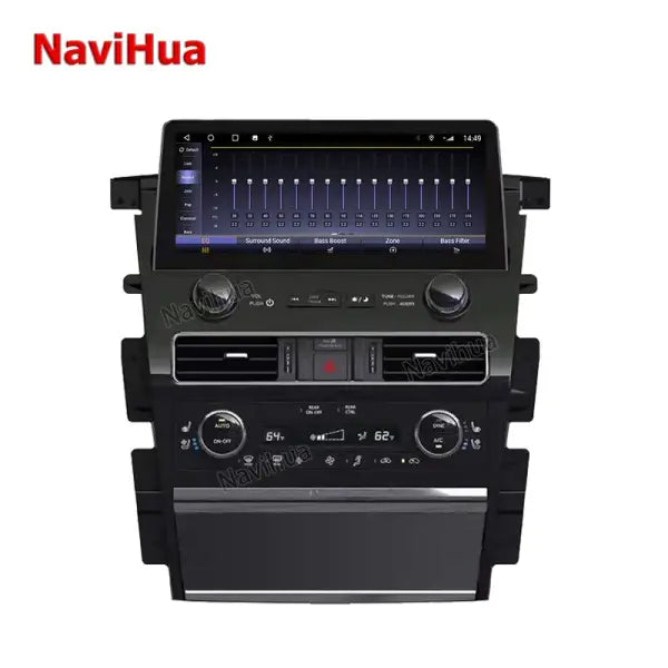 Android GPS Navigation 12.3 Inch Car DVD Multimedia Player Car Radio Stereo for Nissan Patrol Infiniti Qx80 2015 2022