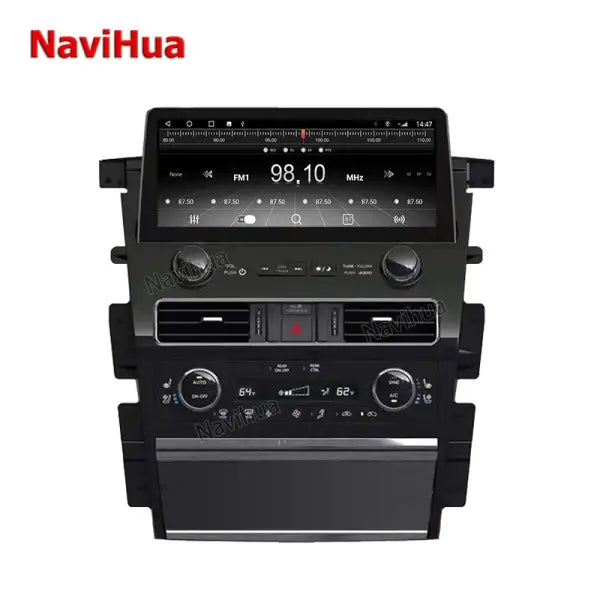 Android GPS Navigation 12.3 Inch Car DVD Multimedia Player Car Radio Stereo for Nissan Patrol Infiniti Qx80 2015 2022