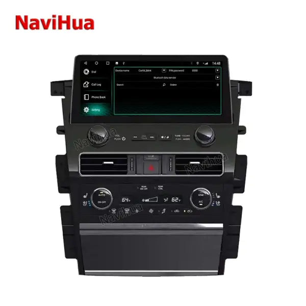 Android GPS Navigation 12.3 Inch Car DVD Multimedia Player Car Radio Stereo for Nissan Patrol Infiniti Qx80 2015 2022