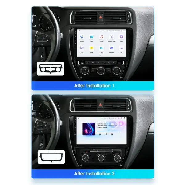 Android Screen for Volkswagen VW Jetta 6 2011 - 2018 Stereo Car Radio Video Players Wireless Carplay 2 Din GPS DSP 7862