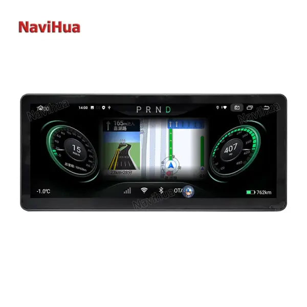 Android Touch Screen 10.25 Inch Car LCD Digital Instrument Cluster Speedometers Auto Dashboard for Tesla Model 3/Y