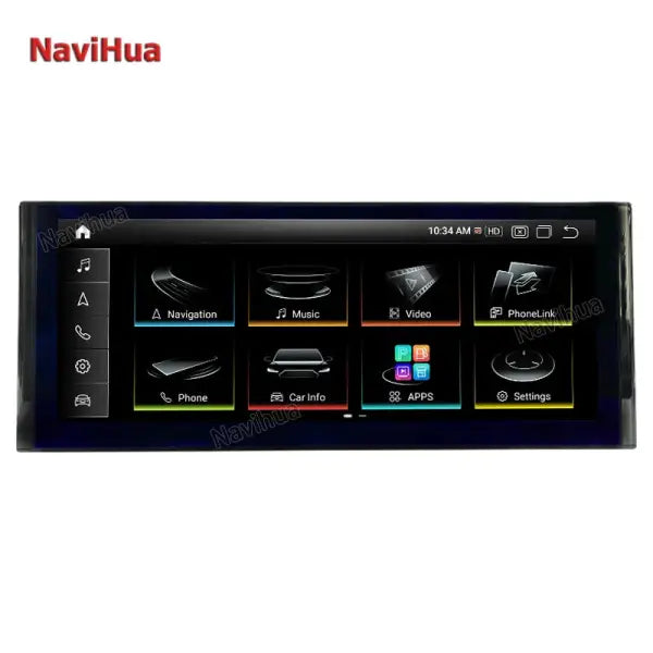 Android Touch Screen 12.3 Inch Car Monitor Navigation GPS DVD Player Multimedia Stereo Radio for Audi A8 2012-2018