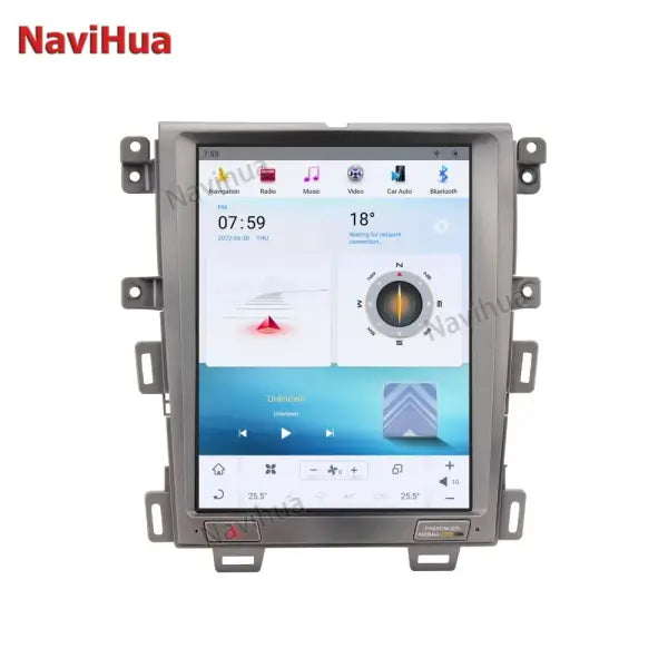 Android Vertical Screen 12.1Inch Car GPS Navigation Car Stereo Radio Multimedia DVD Player for Ford EDGE 2010-2014