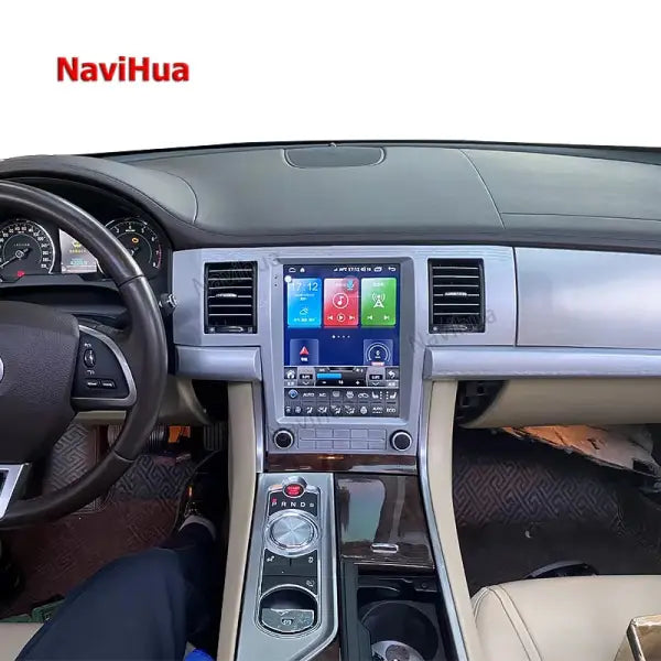 Android Vertical Screen Car Audio Video Dvd Player Stereo Radio Gps Navigation System for Jaguar XF Car Dvd Player