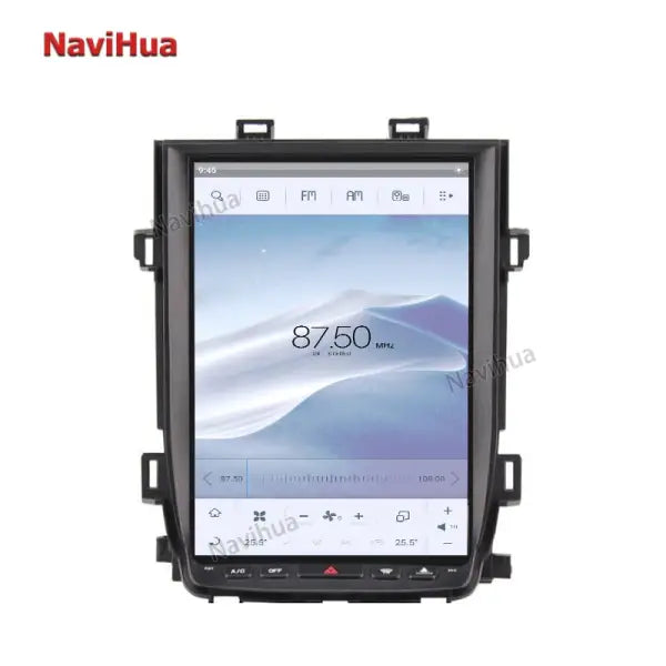 Android Vertical Screen Car DVD Player Multimedia Radio GPS Navigation for Tesla Style Toyota Alphard 2008-2015