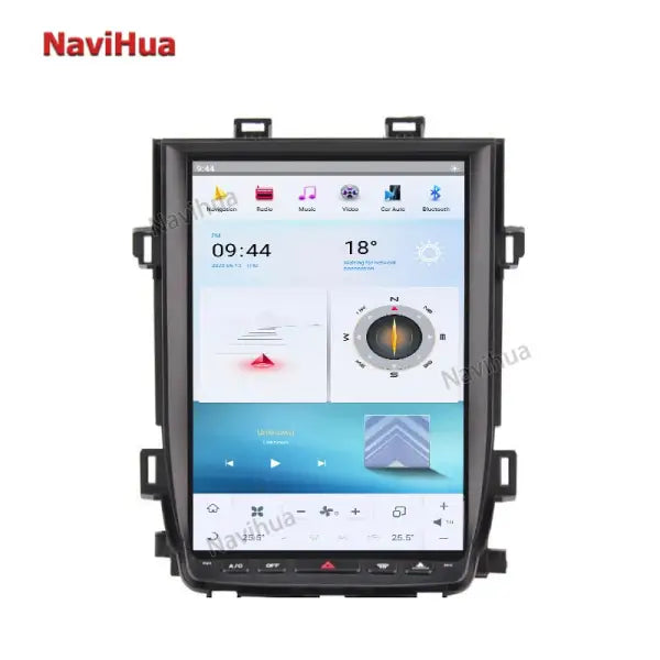 Android Vertical Screen Car DVD Player Multimedia Radio GPS Navigation for Tesla Style Toyota Alphard 2008-2015