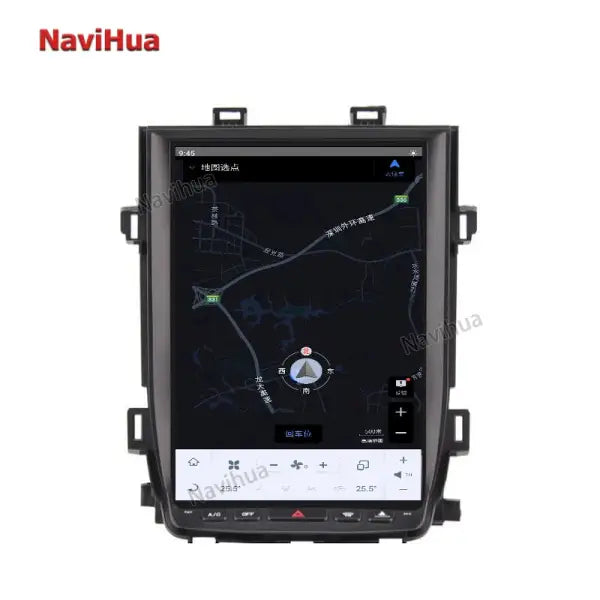 Android Vertical Screen Car DVD Player Multimedia Radio GPS Navigation for Tesla Style Toyota Alphard 2008-2015